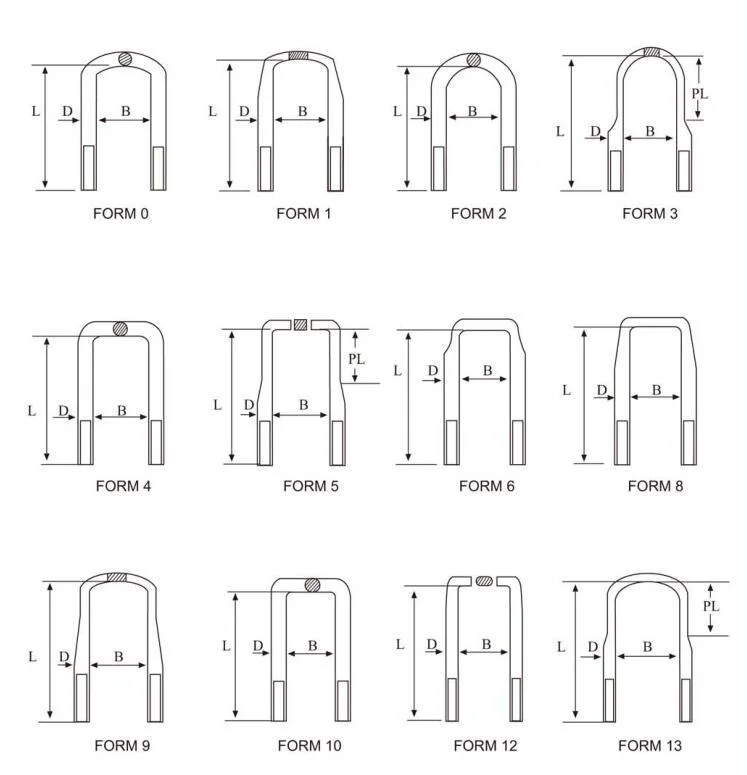 Factory Direct Selling High Strength U-Shaped Pipe Clamp Bolts Nuts Stainless Steel U-Bolts