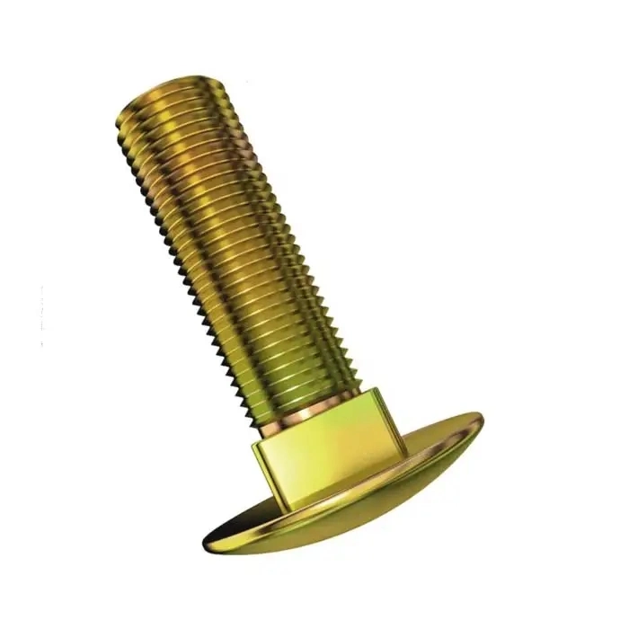 Round Head Square Neck Bolts Mushroom Head with DIN 603 Standard Grade 4.6 4.8 8.8 M6 8 10 12 Customizable Product From Factory