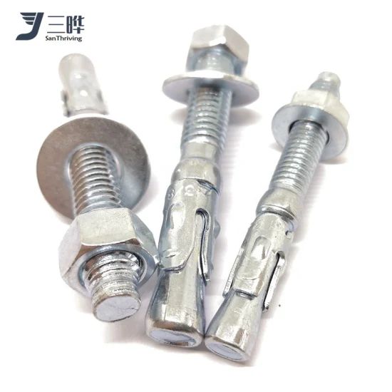 Factory Sell Wedge Anchor Bolt Car Repair Expansion Screw Expansion Bolt Fastener Manufacturer Direct Supply M8X60 Pull Explosion Anchor Bolt for Wholesale