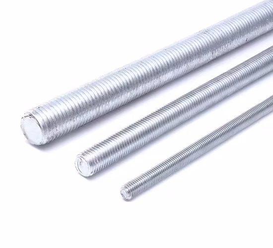 DIN975 DIN976 Black Plain HDG Galvanized High Strength Threaded Rod Thread Rod