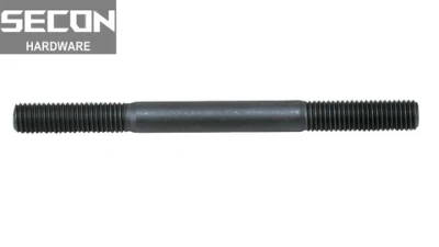 Made in China Best Quality Stud Bolt DIN976 Threaded Rod with Nut Zinc Plated Black Oxide